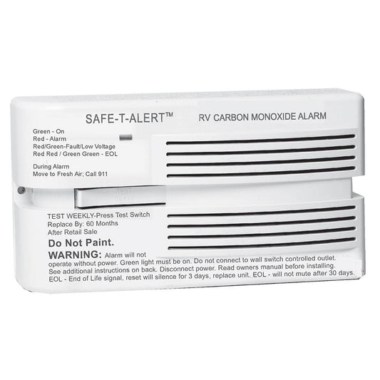 Safe-T-Alert Fume Detectors Safe-T-Alert 65 Series RV Surface Mount Carbon Monoxide Alarm [65-541WHT]