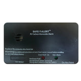 Safe-T-Alert Fume Detectors Safe-T-Alert SA-340 Black RV Battery Powered CO2 Detector - Rectangle [SA-340-BL]