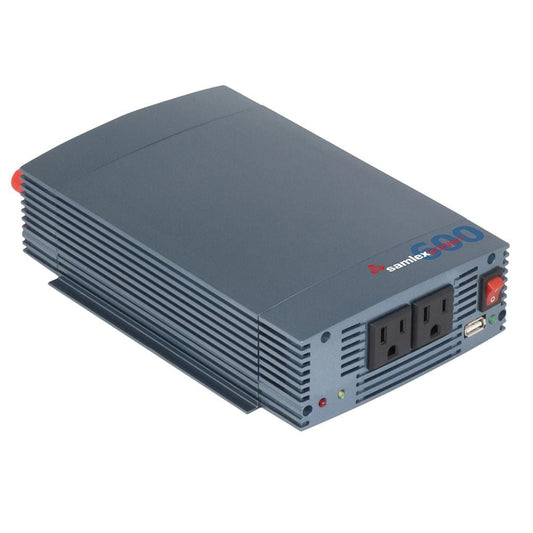 Samlex America Inverters Samlex 600W Pure Sine Wave Inverter - 12V w/USB Charging Port [SSW-600-12A]