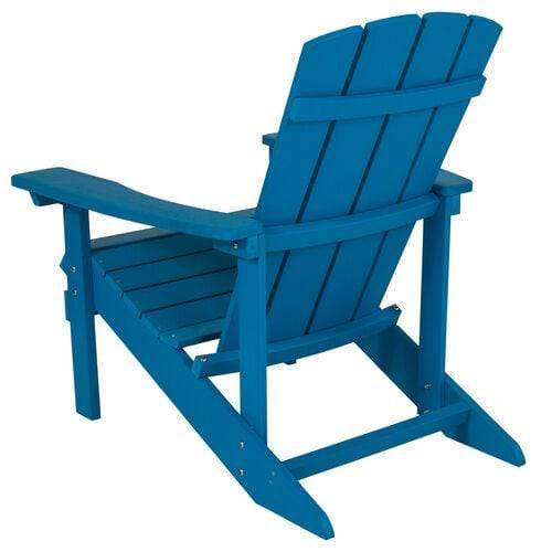 Samuel Norman & Assoc. Furnishings Adirondack Chairs Samuel Norman & Assoc. Furnishings  Blue Wood Adirondack Chair