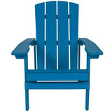 Samuel Norman & Assoc. Furnishings Adirondack Chairs Samuel Norman & Assoc. Furnishings  Blue Wood Adirondack Chair