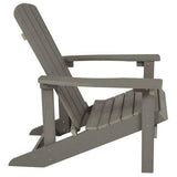 Samuel Norman & Assoc. Furnishings Adirondack Chairs Samuel Norman & Assoc. Furnishings  Gray Wood Adirondack Chair