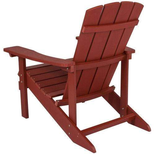 Samuel Norman & Assoc. Furnishings Adirondack Chairs Samuel Norman & Assoc. Furnishings  Red Wood Adirondack Chair
