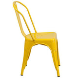 Samuel Norman & Assoc. Furnishings Metal Colorful Restaurant Chairs Samuel Norman & Assoc. Furnishings  Yellow Metal Chair