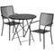 Samuel Norman & Assoc. Furnishings Metal Patio Table and Chair Sets Samuel Norman & Assoc. Furnishings 30RD Black Fold Patio Set