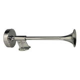 Schmitt & Ongaro Marine Horns Schmitt  Ongaro Deluxe All-Stainless Shorty Single Trumpet Horn - 12V [10009]