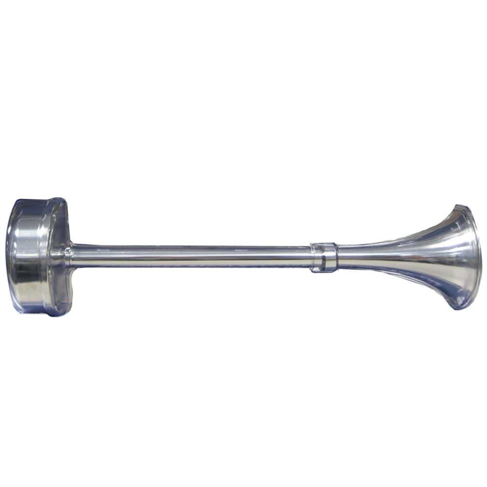 Schmitt & Ongaro Marine Horns Schmitt  Ongaro Standard Single Trumpet Horn -12V- Stainless Exterior [10025]