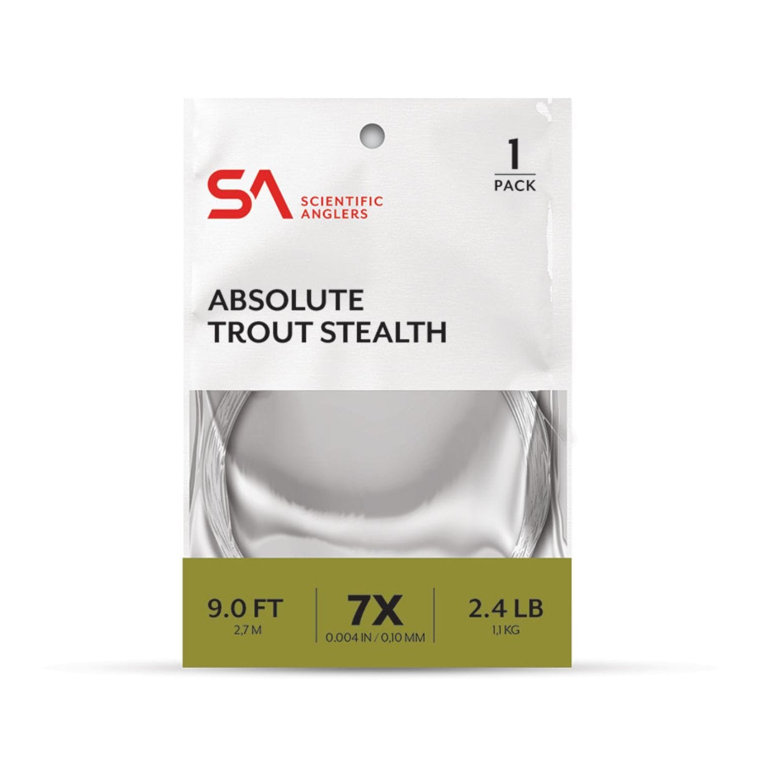 Scientific Angler Fishing : Accessories Scientific Anglers Absolute Trout Stealth 9 ft 3X Leader