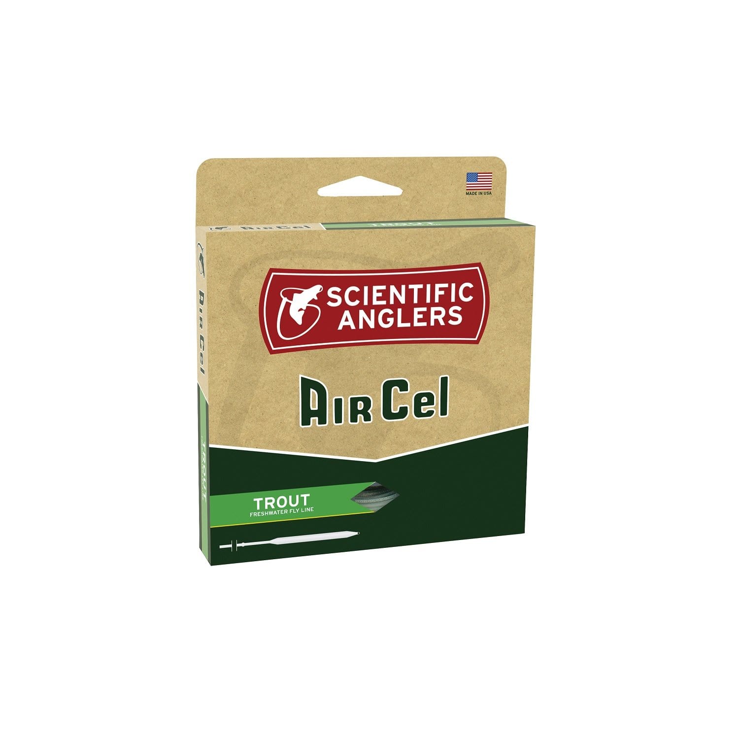 Scientific Anglers Fishing : Line Scientific Anglers AirCel Floating Trout Fly Line-5 6-Green