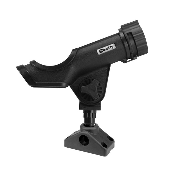 Scotty Rodmaster II Rod Holder W241 Deckside Mount, Black