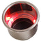 Sea-Dog Deck / Galley Sea-Dog LED Flush Mount Combo Drink Holder w/Drain Fitting - Red LED [588071-1]