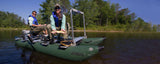 SeaEagle FoldCat Packages Sea Eagle - 375FC 2 Person 12'4" Green FoldCat Pro Angler Guide Pontoon Package Hull Fishing Boat ( 375FCK_P )