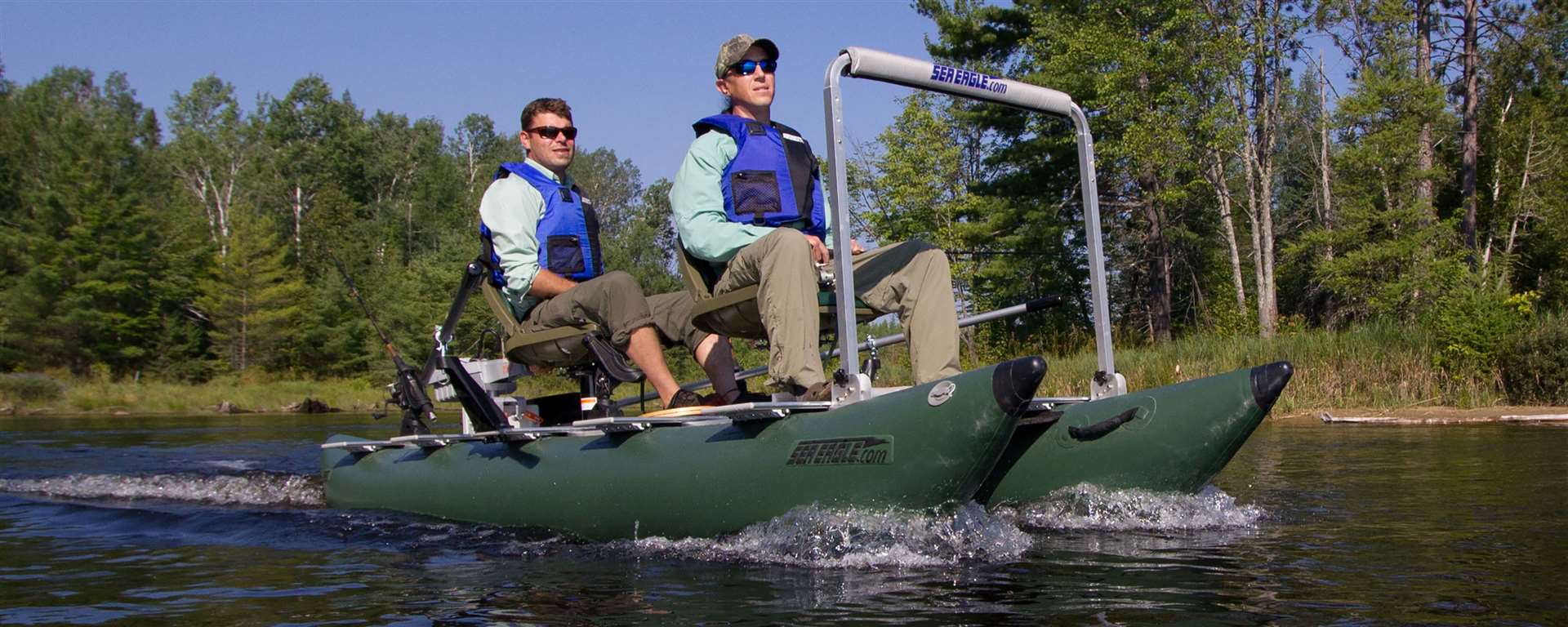 Sea Eagle - 375FC Pro 2 Person 12'4 Green FoldCat Pro Angler Guide Po –  Recreation Outfitters