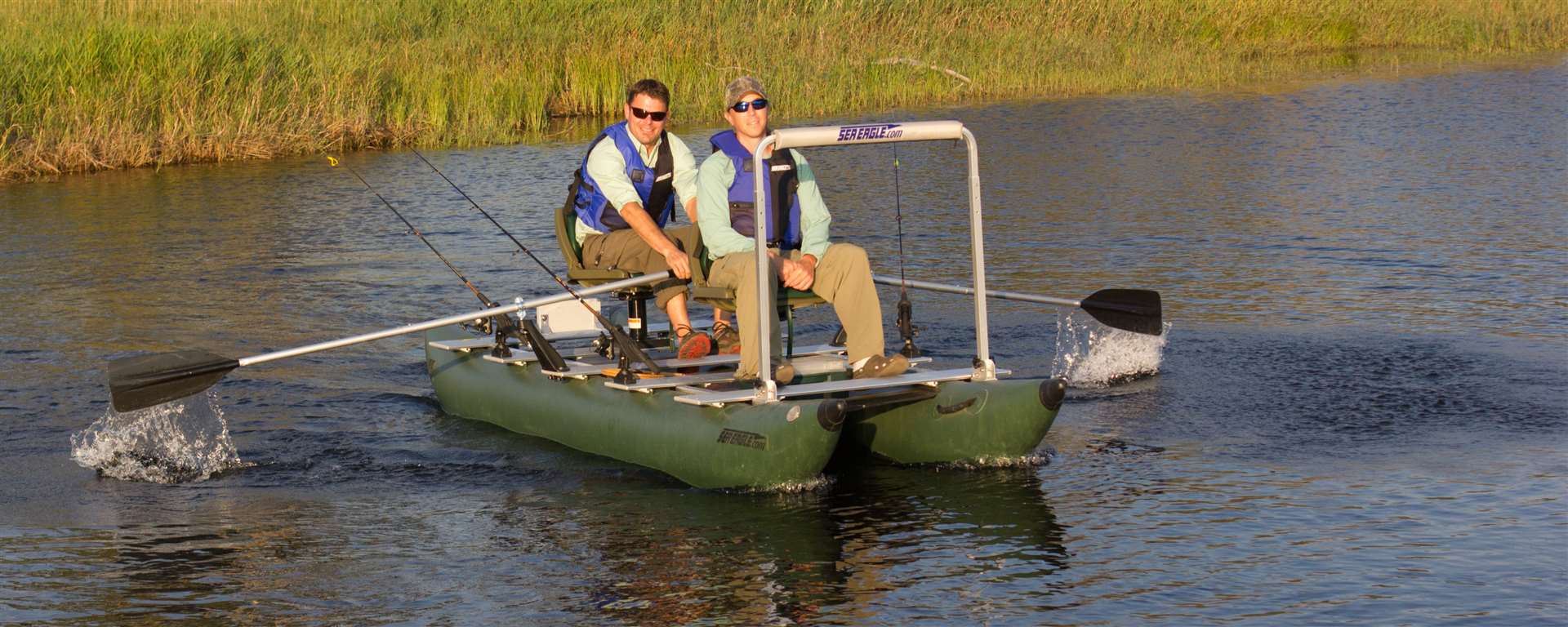 Sea Eagle 375FC FoldCat Inflatable Fishing Boat, Pro Angler Guide Package
