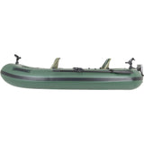 SeaEagle Frameless Pontoon Boat Packages Sea Eagle - 4 Person 10'1" Green Stealth Stalker 10 Inflatable Frameless Fishing Boat Package ( STS10K_P )