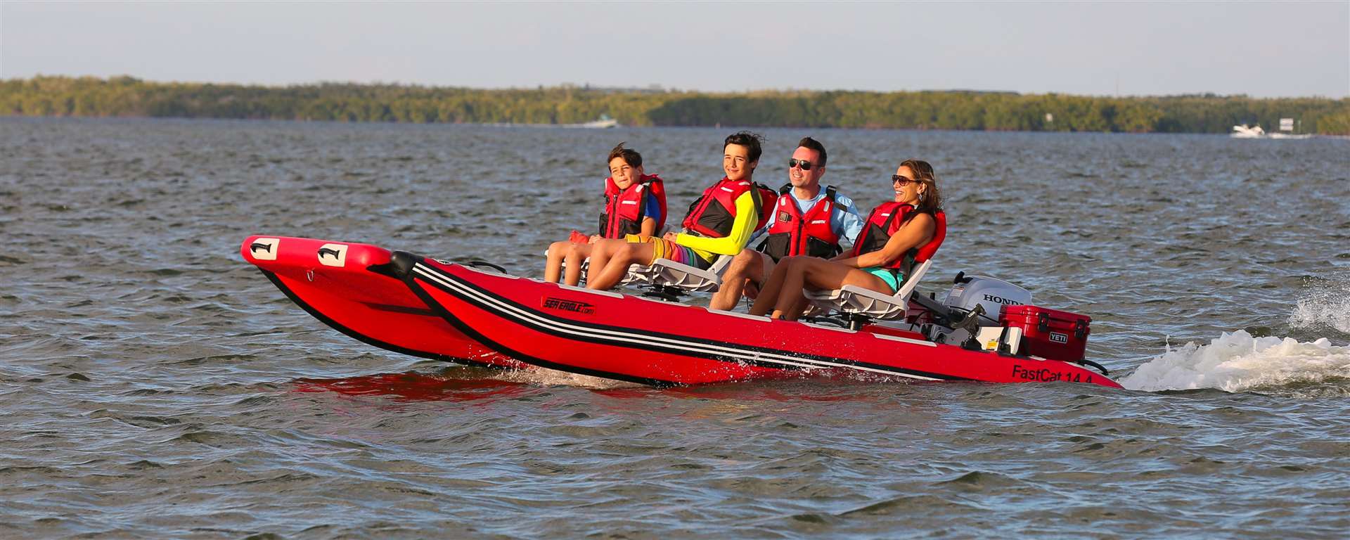 SeaEagle Inflatable Boats FastCat14™ Catamaran Inflatable Boat