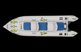 SeaEagle Inflatable Catamaran Sea Eagle 437ps Paddleski™ Inflatable Boat | (2) Person Swivel Seat Package | 437PSK_SW