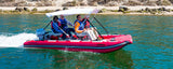 SeaEagle Inflatable Catamaran Swivel Seat Package FastCat14™ Catamaran Inflatable Boat - Honda Motor Package