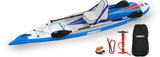 SeaEagle Paddle Board Sea Eagle - NN126K 1 Person 12'6" White/Blue NeedleNose Inflatable SUP Deluxe Package ( NN126K_D )