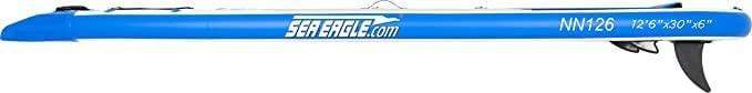 SeaEagle Paddle Board Sea Eagle - NN126K 3 Person 12'6" White/Blue NeedleNose Inflatable Stand up Paddle Board SUP - Start up Package Sea Eagle Boats ( NN126K_ST )