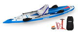 SeaEagle Paddle Board Sea Eagle NN14K 1 Person 14' White/Blue NeedleNose Inflatable SUP Deluxe Package ( NN14K_D )