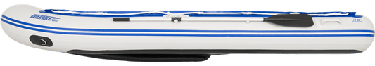 SeaEagle Transom Boat Packages Sea Eagle - 14SRK 7 Person 14' White/Blue Sport Runabout Inflatable Boat Swivel Seat Canopy Package ( 14SRK_SWC )