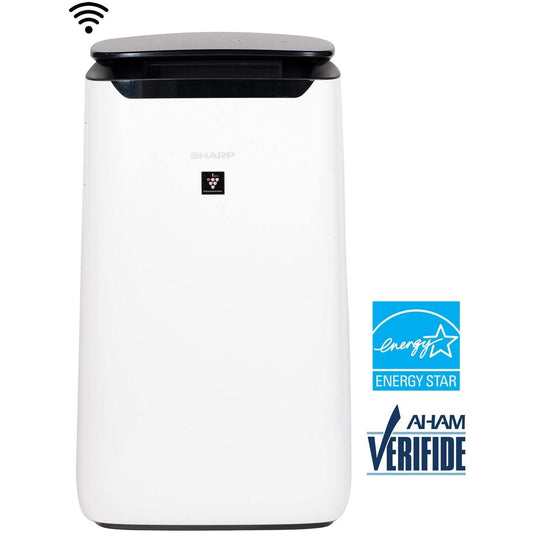 Sharp Air Purifiers Sharp - Air Purifier, True HEPA, Plasmacluster, Wi-Fi (Large Rooms) - White FXJ80UW