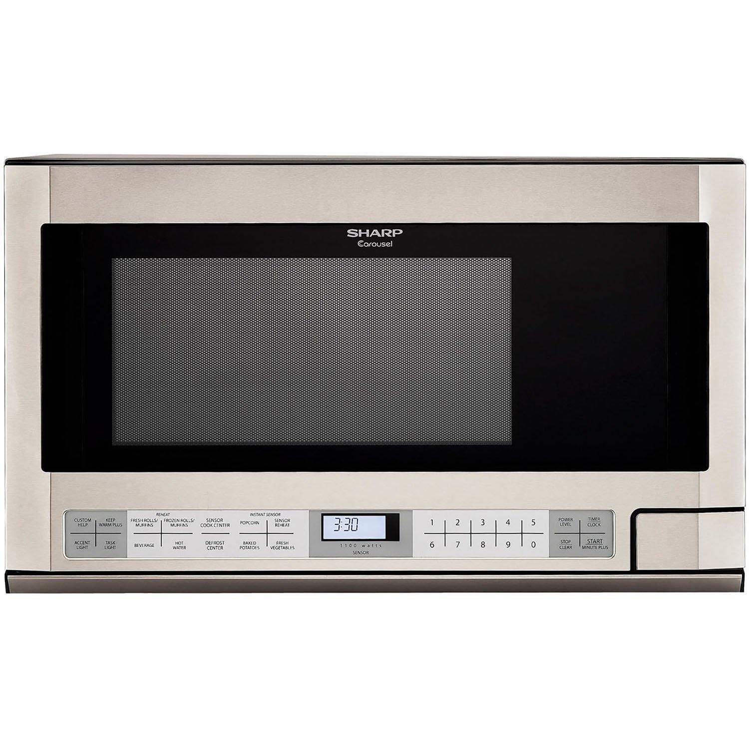 Sharp Sharp 1.5 Cu. Ft. 1100W Over-the-Counter Microwave in Stainless Steel
