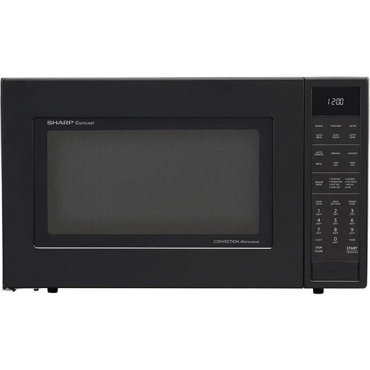 Sharp Sharp 1.5-Cu. Ft. 900W Convection Microwave Oven, Black