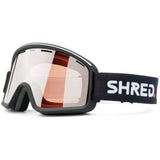 SHRED OPTICS Optics > Goggles SHRED OPTICS MONOCLE BLACK - LOW LIGHT SILVER SHRED OPTICS - MONOCLE BLACK SILVER