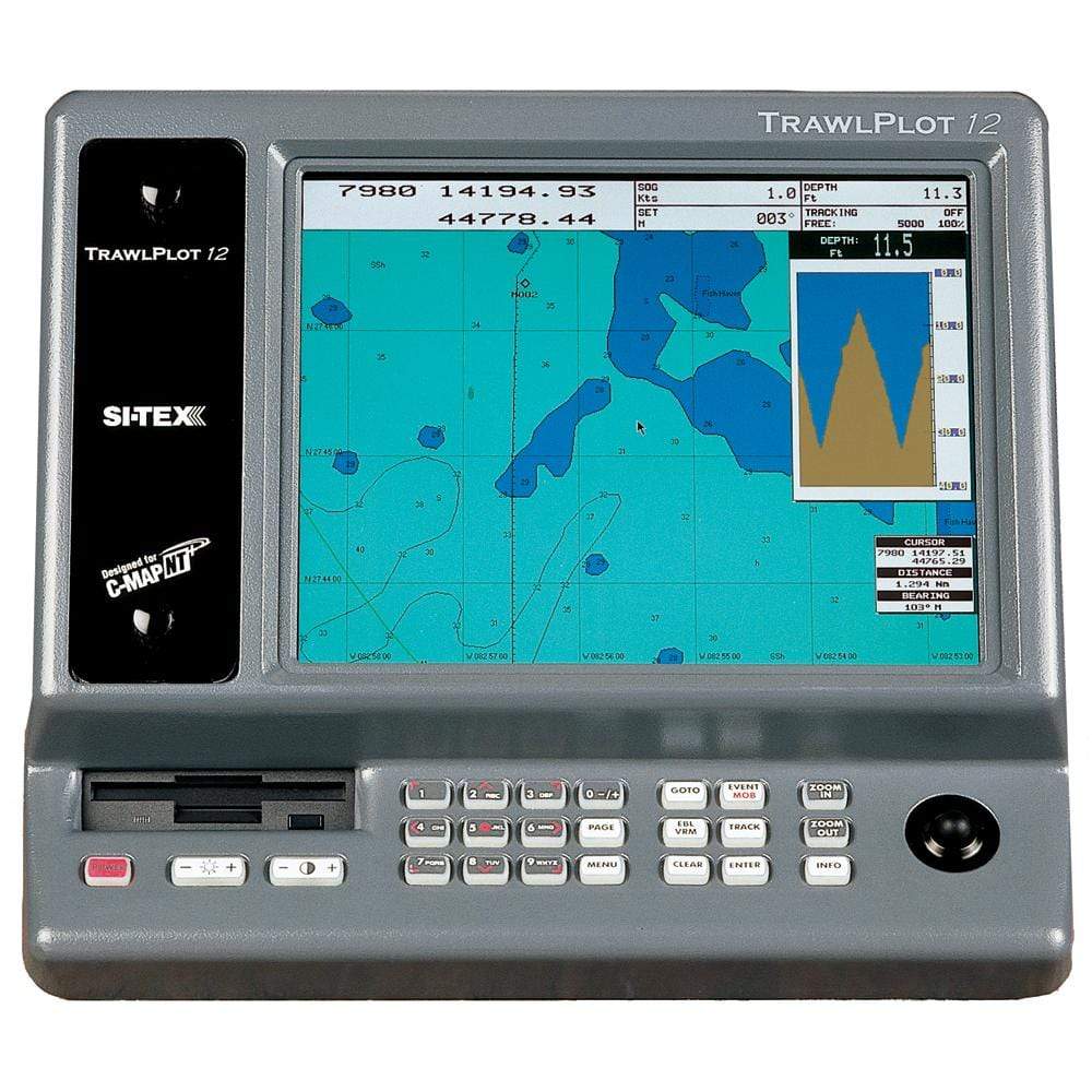 SI-TEX GPS - Chartplotters SI-TEX TRAWLPLOT 12 SD Color Chartplotter w/WAAS Receiver [TRAWLPLOT 12]