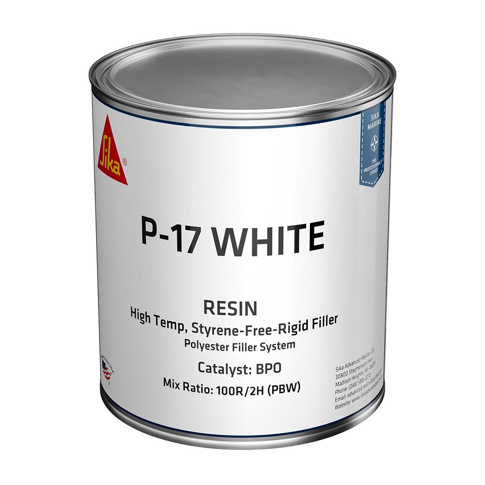 Sika Adhesive/Sealants Sika SikaBiresin AP017 White Base Quart Can BPO Hardener Required [658975]