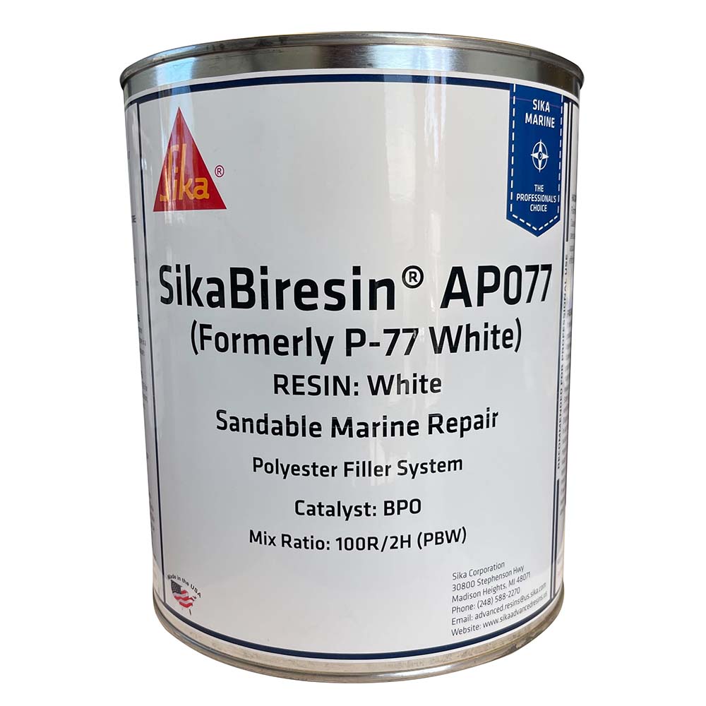Sika Adhesive/Sealants Sika SikaBiresin AP077 White Gallon BPO Hardener Required [606547]