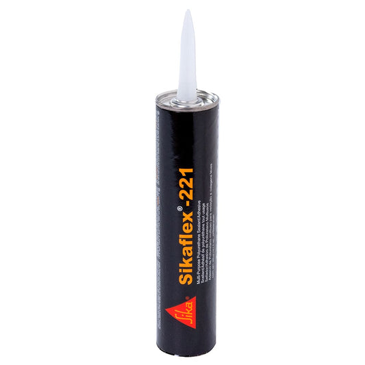 Sika Adhesive/Sealants Sika Sikaflex 221 Multi-Purpose Polyurethane Sealant/Adhesive - 10.3oz (300ml) Cartridge - White [90891]