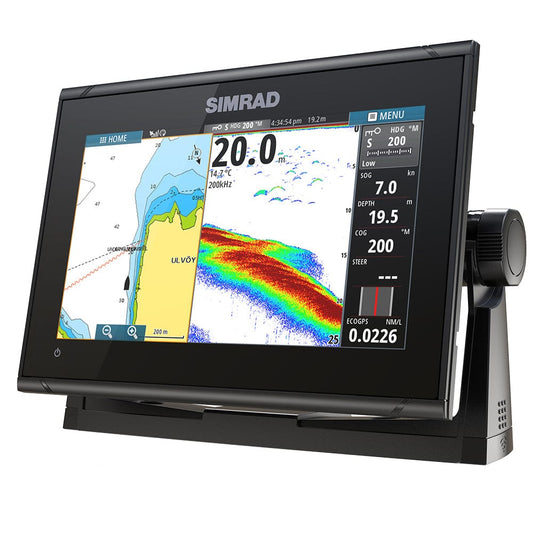 Simrad GPS - Fishfinder Combos Simrad GO9 XSE Chartplotter/Fishfinder w/C-MA{ Discover Chart - No Transducer [000-13210-002]