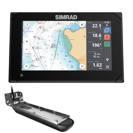 Simrad GPS - Fishfinder Combos Simrad NSX 3007 7" Combo Chartplotter  Fishfinder w/Active Imaging 3-in-1 Transducer [000-15365-001]