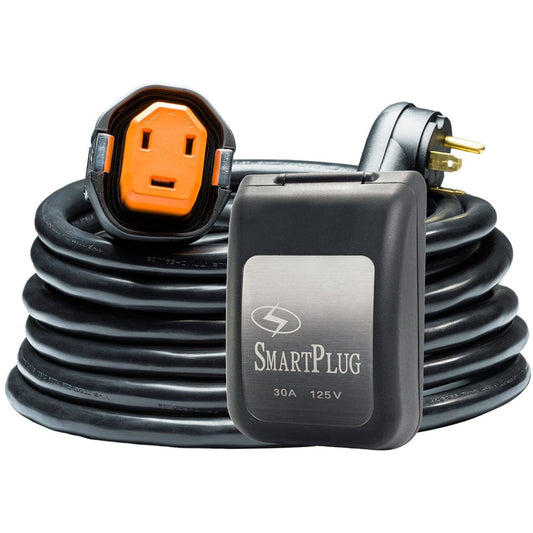 SmartPlug Accessories SmartPlug RV Kit 30 Amp 30 Dual Configuration Cordset - Black (SPX X Park Power)  Non Metallic Inlet - Black [R30303BM30PB]
