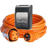 SmartPlug Shore Power SmartPlug 30 Amp Dual Configuration 50 Cordset w/Tinned Wire Twist-Type Connector  30 Amp Non-Metallic Black Inlet [C30503BM30PB]