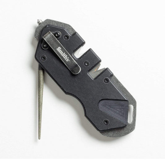 Smith's Knives & Tools : Sharpeners Smiths PP1 Tactical Mini Sharpener Black