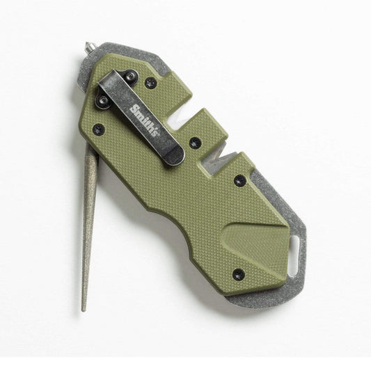 Smith's Knives & Tools : Sharpeners Smiths PP1 Tactical Sharpener OD Green