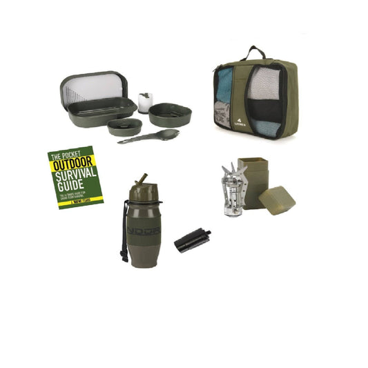 Snugpak Camping & Outdoor : Accessories Snugpak Survival 5 Piece Camp Set in Carrying Case- Olive