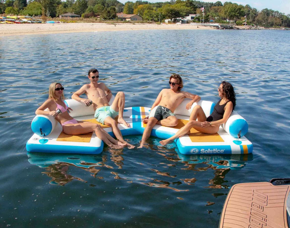 Solstice Watersports Inflatable Dock Inflatable C Shape Dock - Solstice 10'6" x 6'8" x 8"