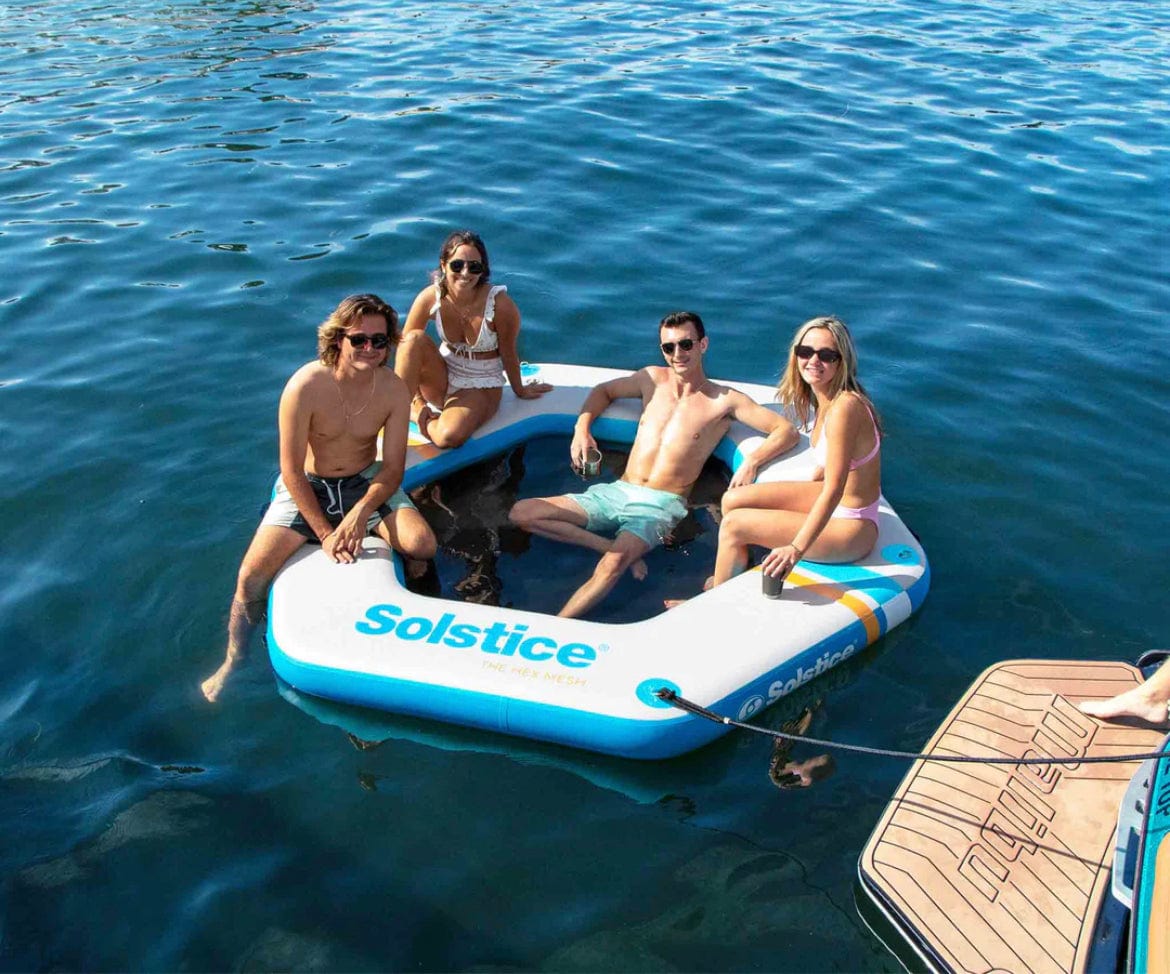 Solstice Watersports Inflatable Dock Solstice Watersports 8’6” Hex Mesh Dock
