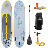 Solstice Watersports Paddle Board 128"/30.5"/4" / All Ages Solstice Watersports - Swimline Bali 10'8" Inflatable Stand Up Paddleboard with Paddle ( 35130 )
