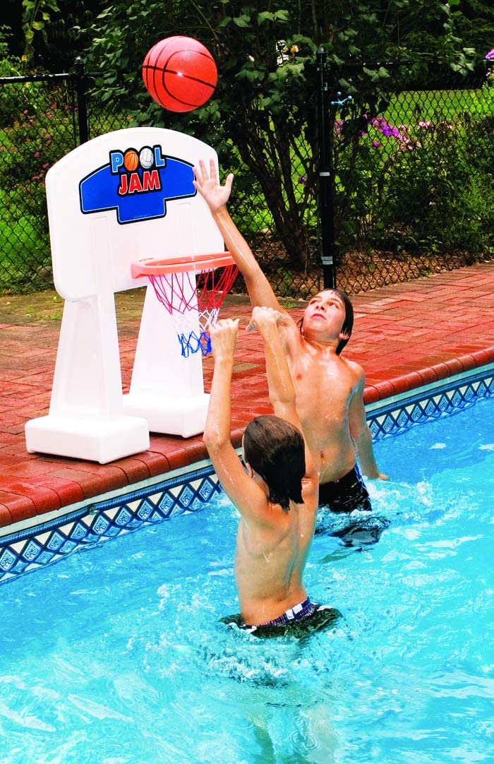 Solstice Watersports Pool Games ALL AGES / 4+ Solstice Watersports POOL JAM  MOLDED INGROUND BASKETBALL GAME