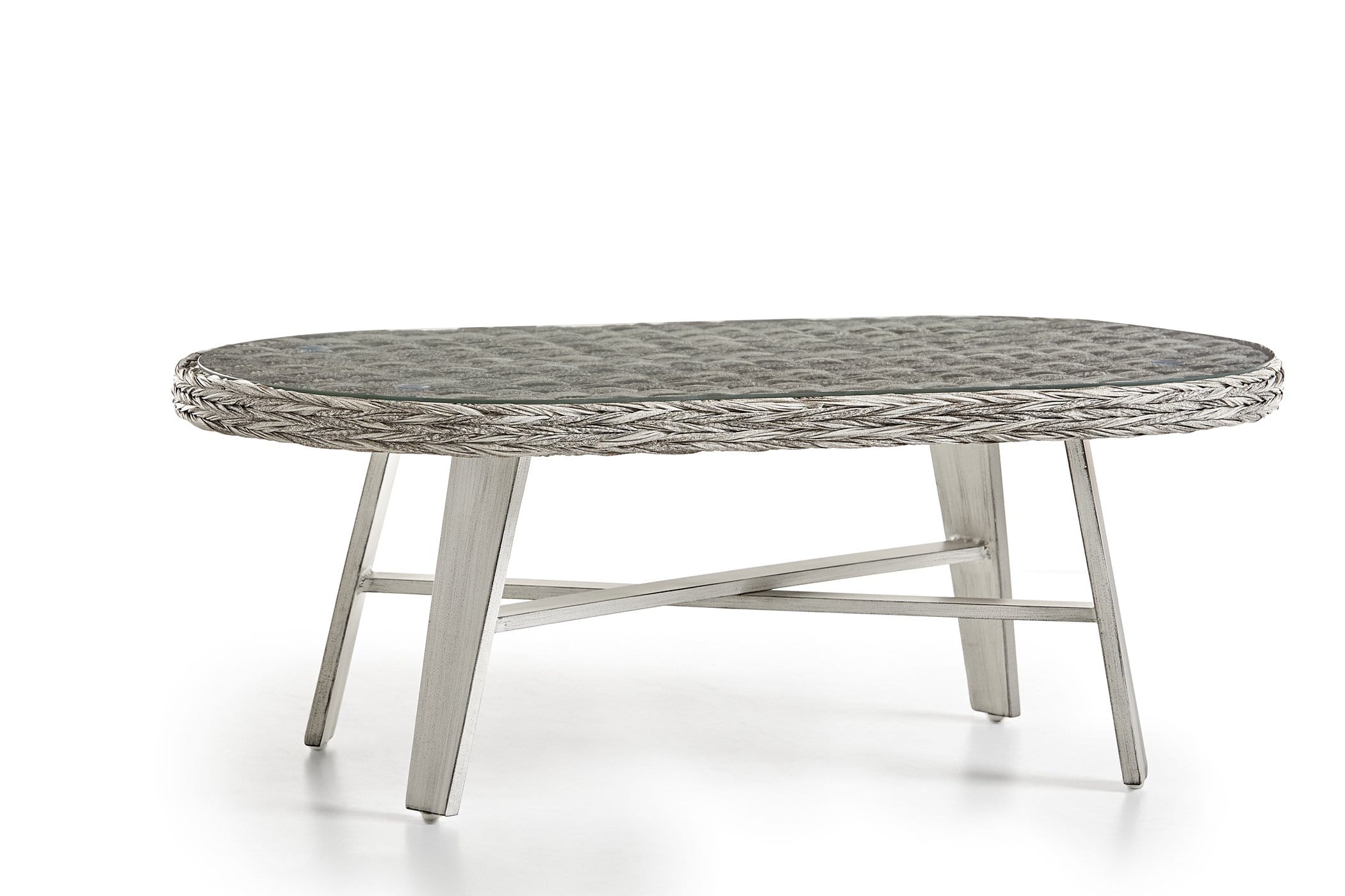 South Sea Outdoor Living Coffee Table Gray Grand Isle Coffee Table SGR
