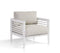 South Sea Outdoor Living Outdoor Chairs Rumor Dove / As shown Veda Patio Chair with Cushions