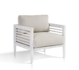 South Sea Outdoor Living Outdoor Chairs Rumor Dove / As shown Veda Patio Chair with Cushions