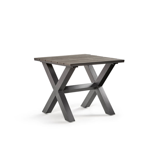 South Sea Outdoor Living Outdoor Coffee Table Kingston X-Base End Table by South Sea Outdoor Living - 73243