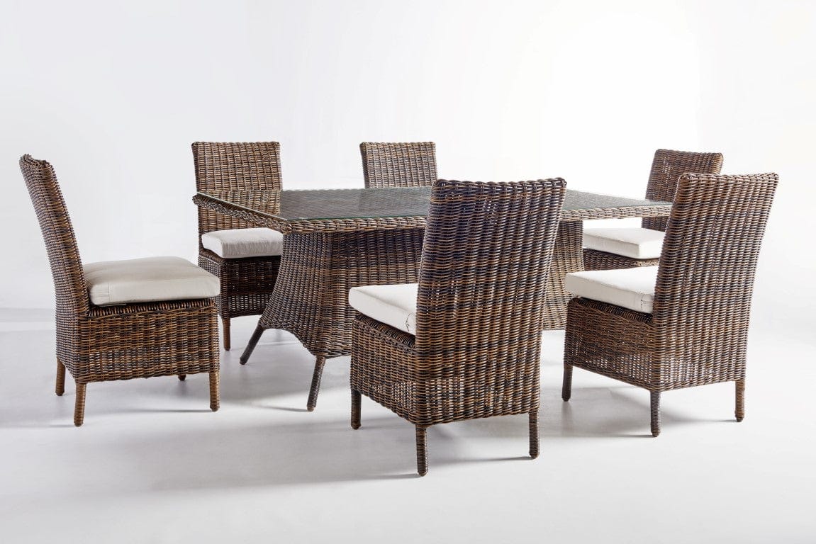 South Sea Outdoor Living Outdoor Dining Set South Sea Rattan - Del Ray Rectangular Dining | 3 Piece Outdoor Dining Set | 76600